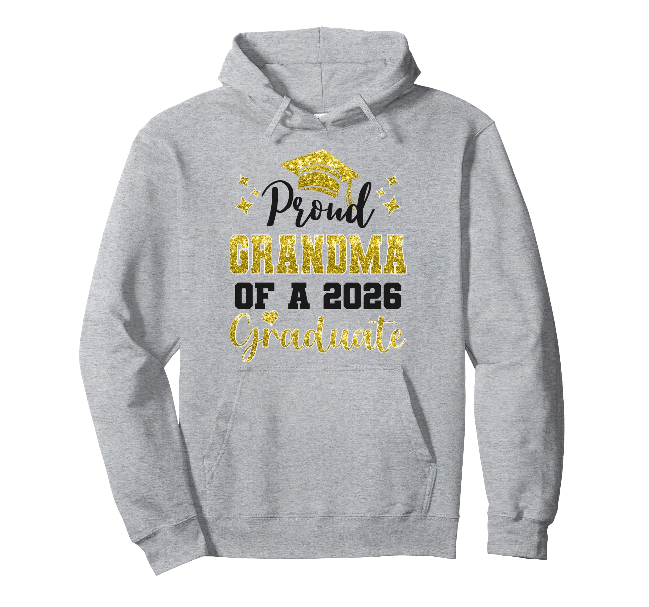 Super Proud Grandma 2026 Graduate Hoodie - Aesthetic Graphic Men Women - T-Shirt, Sweatshirt, Hoodie