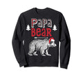 Papa Bear Santa Family Matching Sweatshirt - Minimalist Print Unisex - T-Shirt, Sweatshirt, Hoodie
