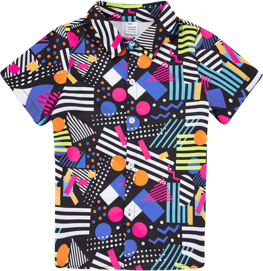 2-10T Kids Hawaiian Boys Girls Short Sleeve Button - Adult & Kids T-Shirts, Sweatshirts & Hoodies apparel design preview 1