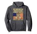 My Daughter Wears Combat Boots Military Hoodie - Graphic Print for Adults - T-Shirt, Sweatshirt, Hoodie