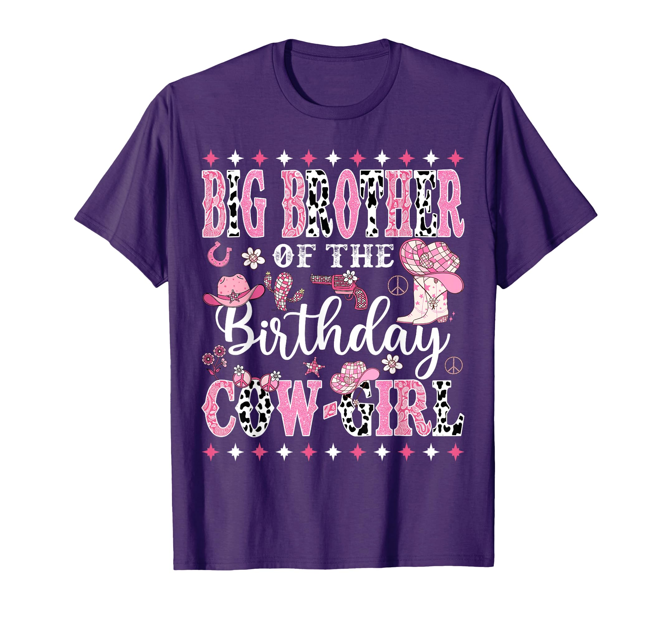 Big Brother Birthday Cowgirl Rodeo T-Shirt - Custom Art Print for Adults - T-Shirt, Sweatshirt, Hoodie