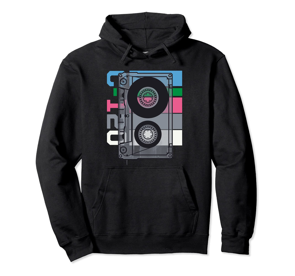 Tape Mixtape Cassette 1980 Music 80S Hoodie - Custom Art Print Men Women - T-Shirt, Sweatshirt, Hoodie