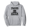 Trucker Driving Dad Trucker Father Hoodie - Aesthetic Graphic Men Women - T-Shirt, Sweatshirt, Hoodie