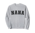 Nana Distressed Simple Jersey Black Sweatshirt - Novelty Apparel Men Women - T-Shirt, Sweatshirt, Hoodie