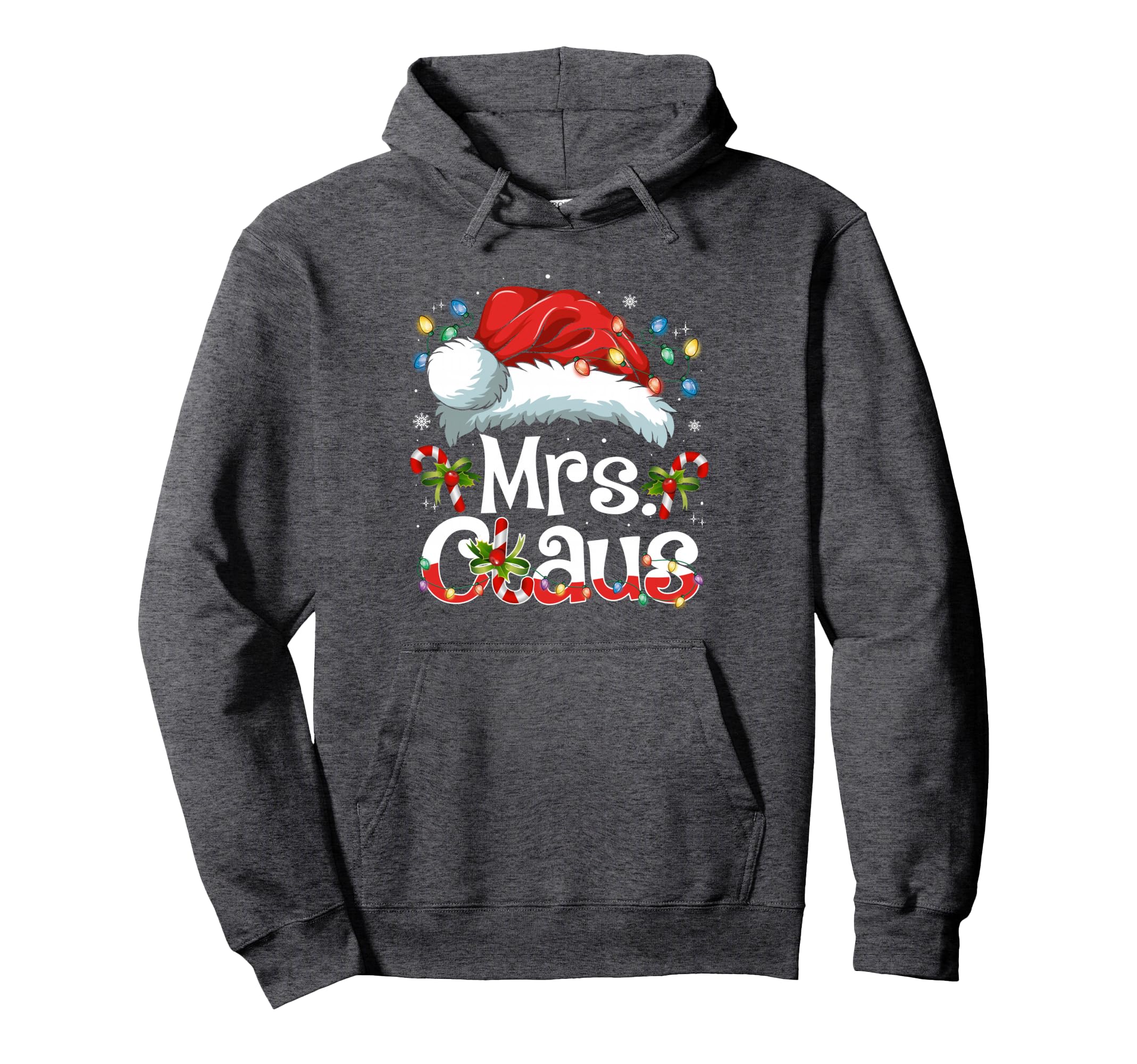 Mr And Mrs Claus Couples Matching Pajamas Hoodie - Unique Graphic Unisex - T-Shirt, Sweatshirt, Hoodie