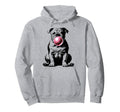 English Bulldog Bubble Gum Funny Dog Mom Hoodie - Graphic Print Men Women - T-Shirt, Sweatshirt, Hoodie