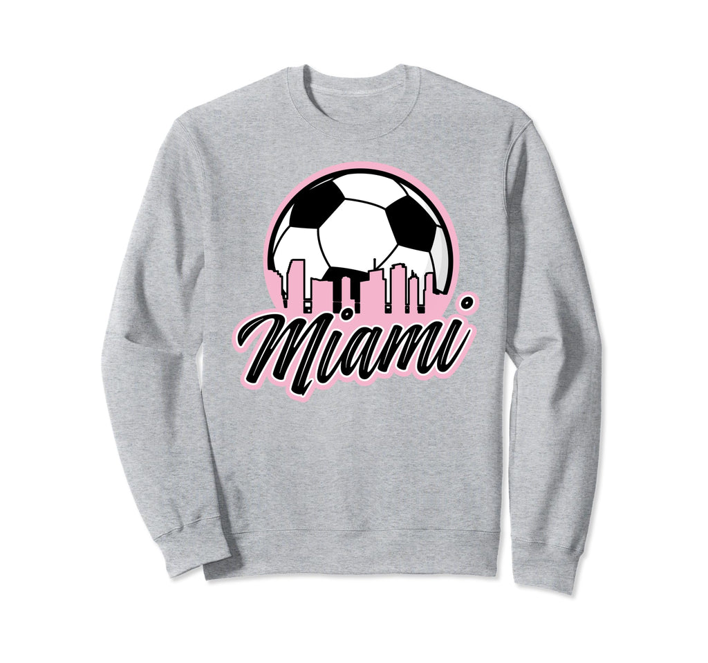 Miami Soccer Fans Related Products Sweatshirt - Minimalist Print for Adults - T-Shirt, Sweatshirt, Hoodie