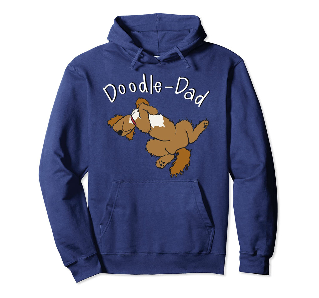 Funny Doodle Dog Dad Hoodie - Aesthetic Graphic Men Women - T-Shirt, Sweatshirt, Hoodie