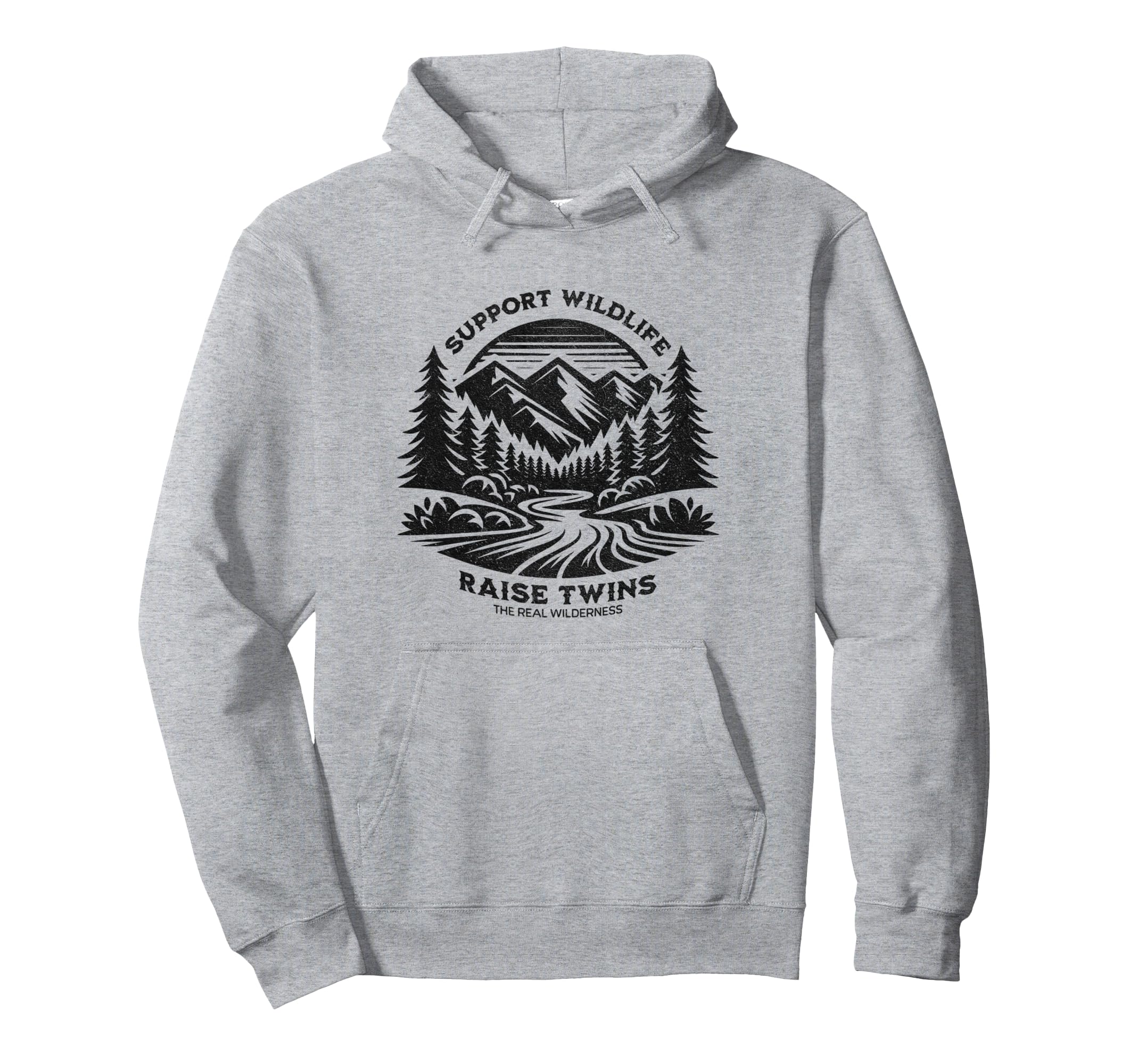 Twin Dad Support Wildlife Raise Twins Hoodie - Streetwear Style Men Women - T-Shirt, Sweatshirt, Hoodie