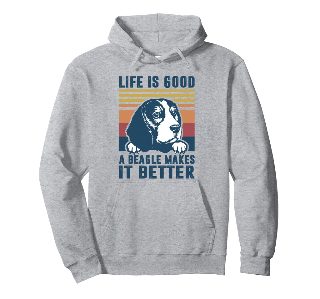 Beagle Gifts Beagle Dog Mom Dad Beagle Hoodie - Trendy Graphic Unisex - T-Shirt, Sweatshirt, Hoodie
