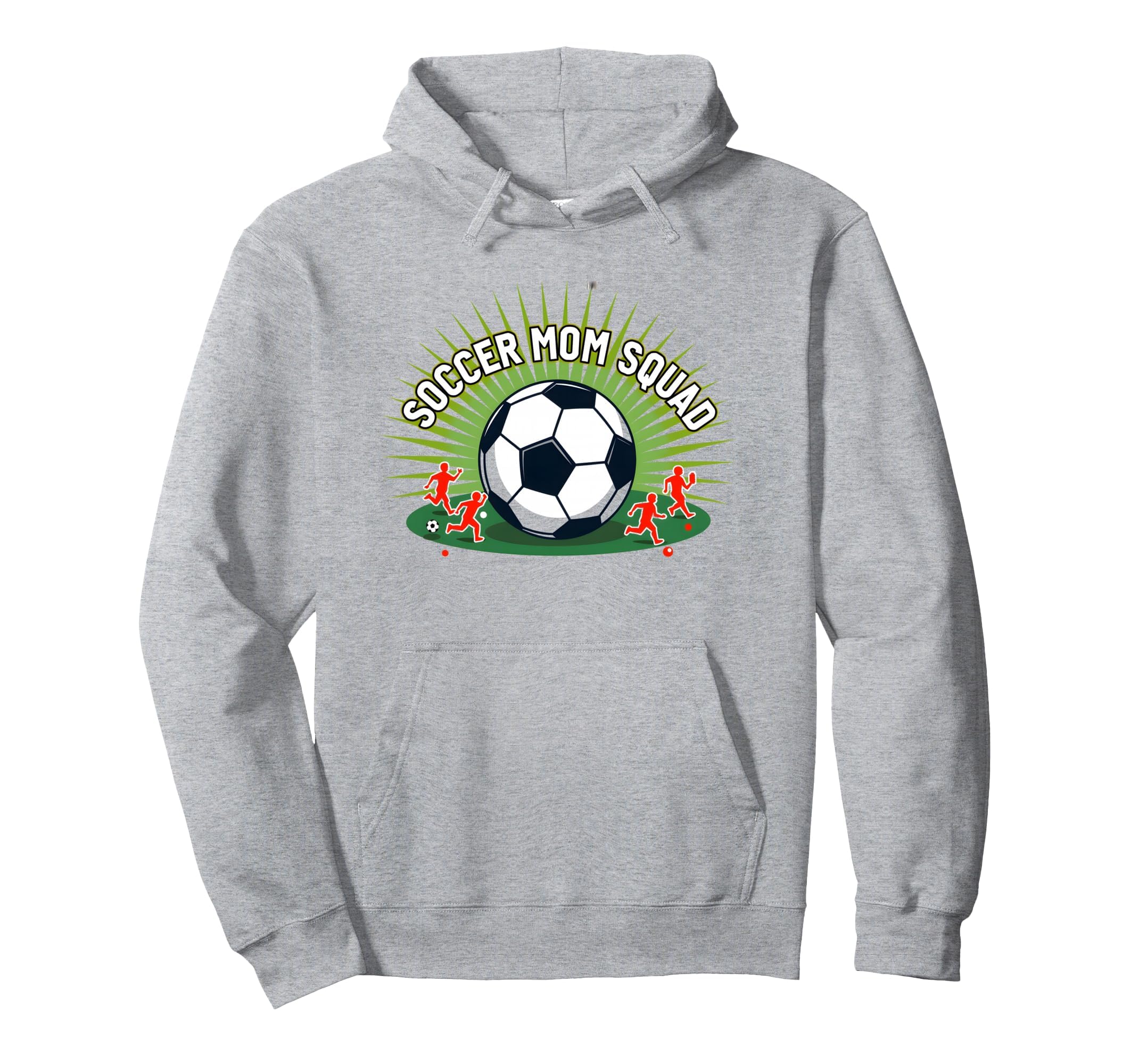 Soccer Mom Squad Sporty Parent Team Hoodie - Minimalist Print Unisex - T-Shirt, Sweatshirt, Hoodie