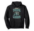 Best Truckin Grandpa Funny Semi Hoodie - Custom Art Print Men Women - T-Shirt, Sweatshirt, Hoodie
