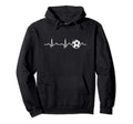 Soccer Heartbeat Player Coach Gift Hoodie - Graphic Print Unisex - T-Shirt, Sweatshirt, Hoodie