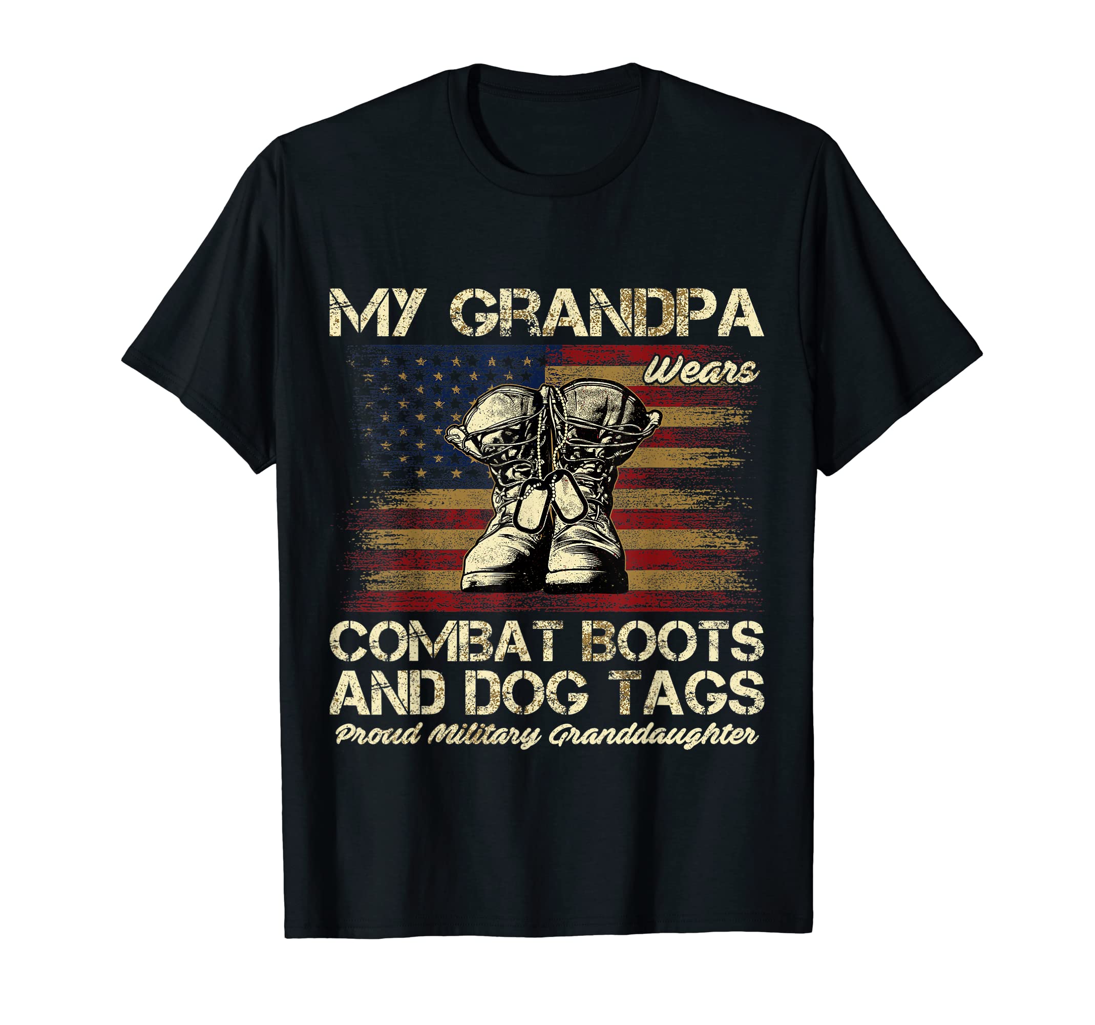 My Grandpa Wears Combat Boots And Dog T-Shirt - Streetwear Style Men Women - T-Shirt, Sweatshirt, Hoodie