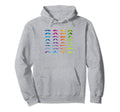Colorful Mustache Beards Bearded Hoodie - Novelty Apparel Men Women - T-Shirt, Sweatshirt, Hoodie