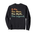 Mens G Pa Myth Legend Father Dad Sweatshirt - Minimalist Print Unisex - T-Shirt, Sweatshirt, Hoodie