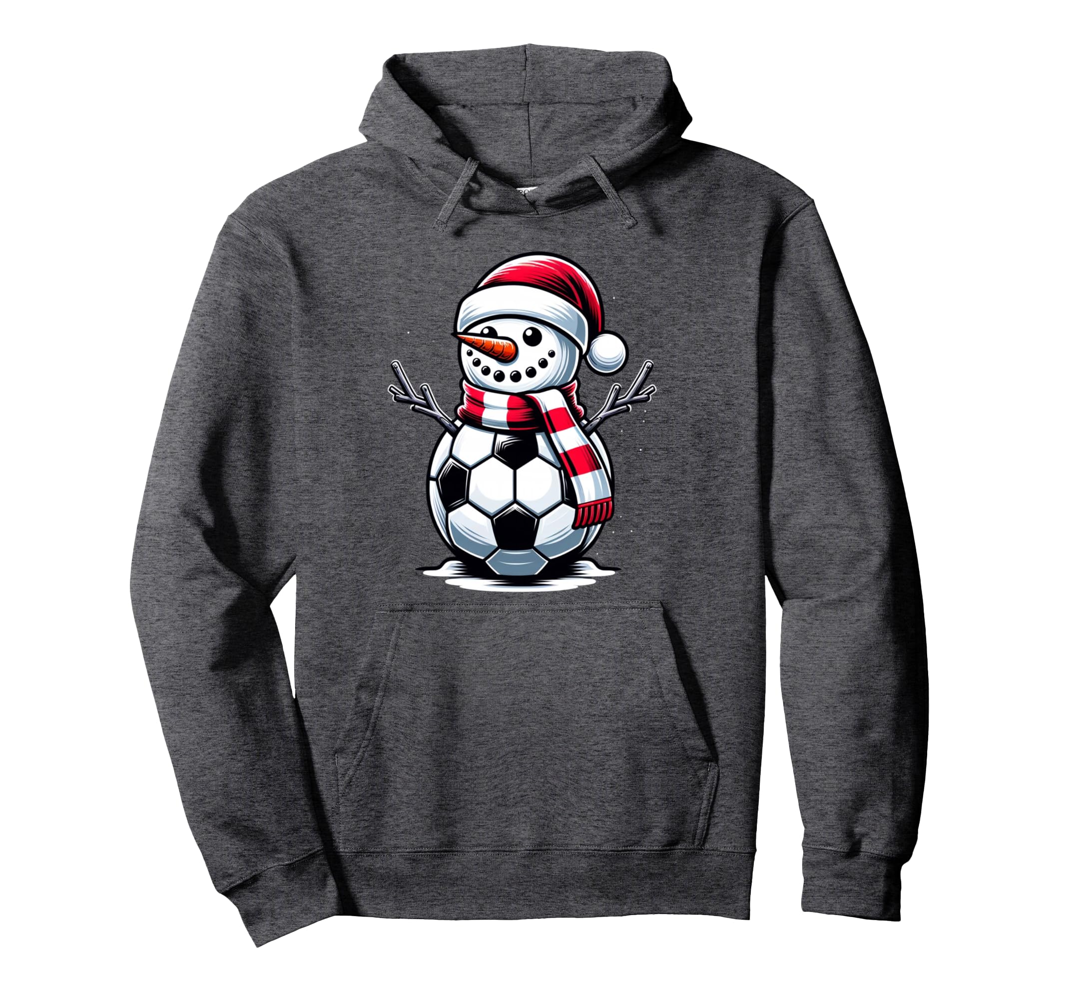 Snowman Sports Athlete Sporty Hoodie - Casual Everyday Wear Men Women - T-Shirt, Sweatshirt, Hoodie