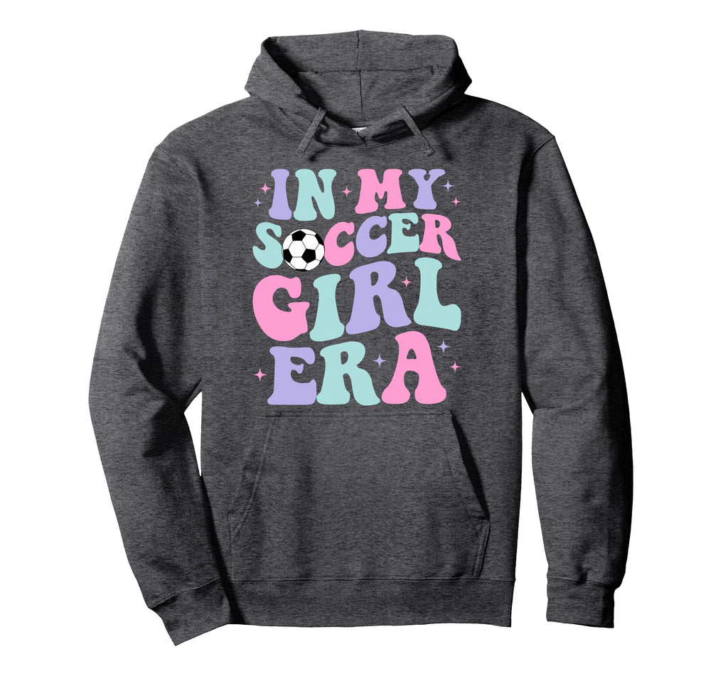 My Soccer Era Groovy Soccer Hoodie - Novelty Apparel Unisex - T-Shirt, Sweatshirt, Hoodie