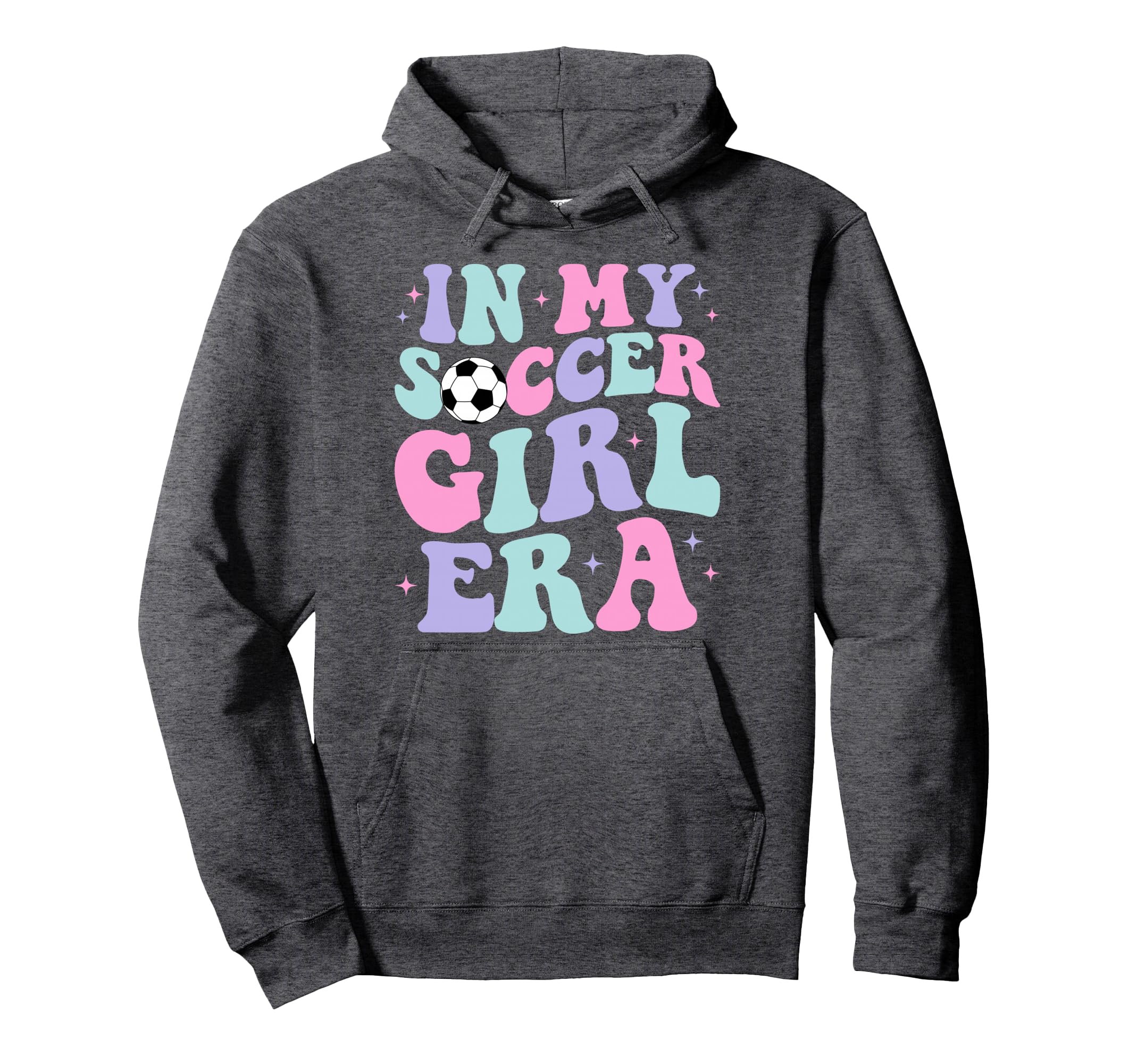 My Soccer Era Groovy Soccer Hoodie - Novelty Apparel Unisex - T-Shirt, Sweatshirt, Hoodie