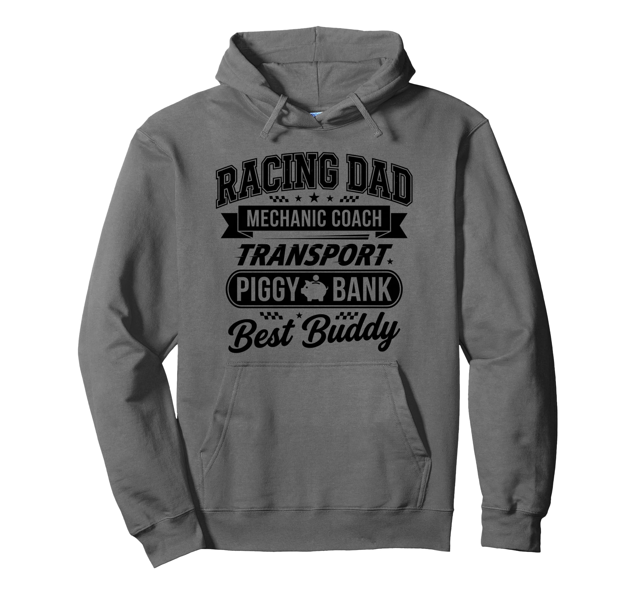 Racing Dad Mechanic Coach Pit Crew Hoodie - Novelty Apparel Unisex - T-Shirt, Sweatshirt, Hoodie