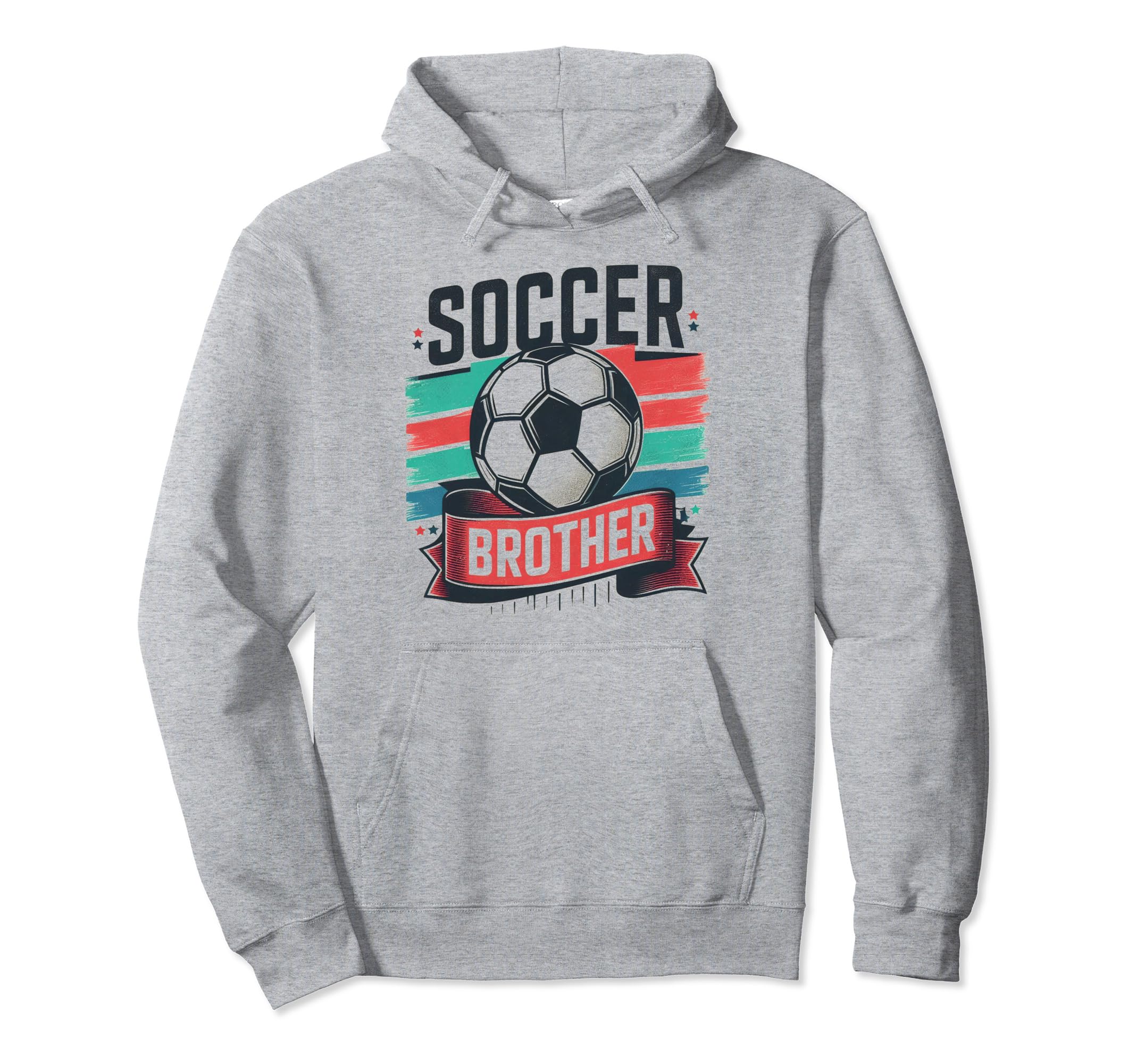 Soccer Brother Family Matching Team Hoodie - Graphic Print for Adults - T-Shirt, Sweatshirt, Hoodie