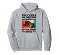 Trucker Driving Dad Trucker Father Truck Hoodie - Unique Graphic Men Women - T-Shirt, Sweatshirt, Hoodie