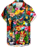 Mens Button Down Short Sleeve Collar Abstract Printed - Adult & Kids T-Shirts, Sweatshirts & Hoodies apparel design preview 1