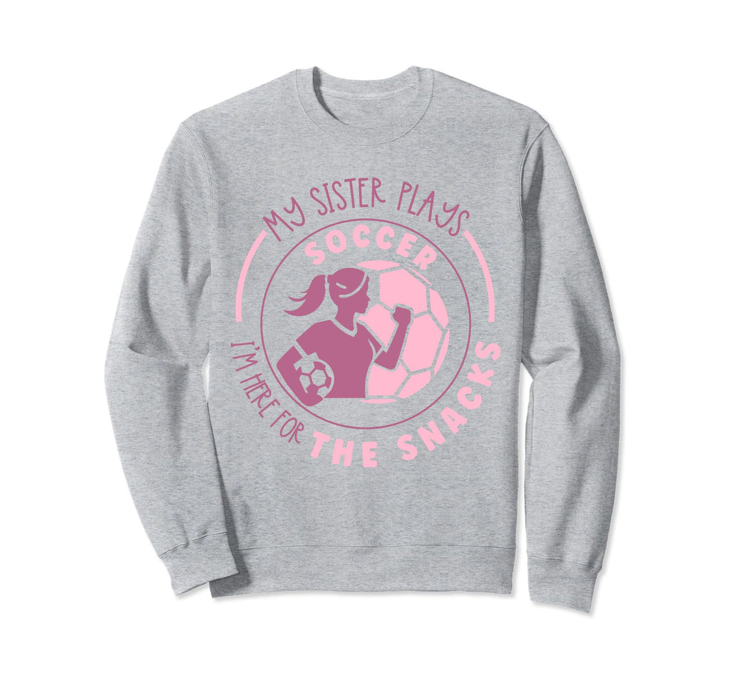 Soccer Siblings Soccer Player Sweatshirt - Aesthetic Graphic Men Women - T-Shirt, Sweatshirt, Hoodie