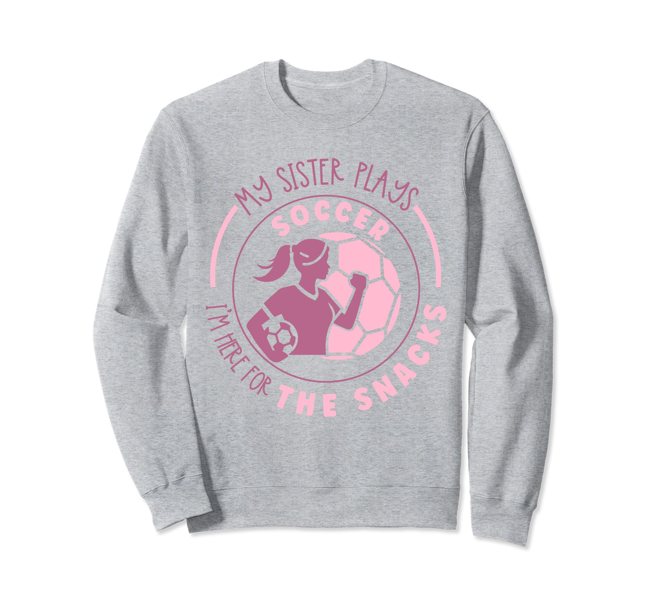 Soccer Siblings Soccer Player Sweatshirt - Aesthetic Graphic Men Women - T-Shirt, Sweatshirt, Hoodie
