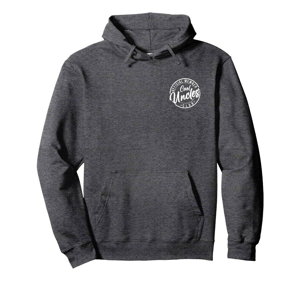 Member Uncles Club Fathers Day Hoodie - Minimalist Print for Adults - T-Shirt, Sweatshirt, Hoodie