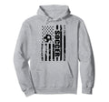Us American Flag Soccer Patriotic Soccer Hoodie - Unique Graphic Men Women - T-Shirt, Sweatshirt, Hoodie