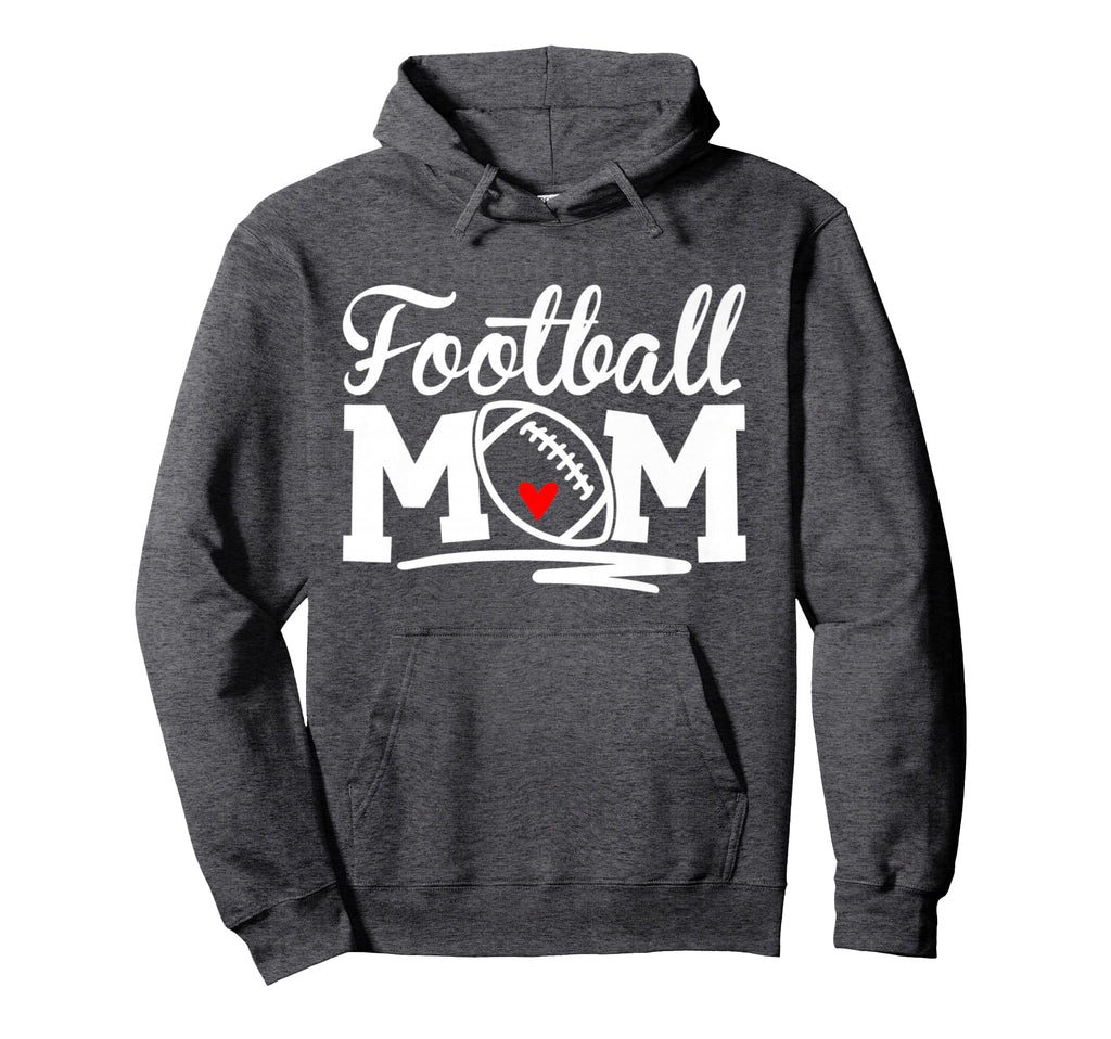 Football Mom Leopard Football Love Hoodie - Trendy Graphic for Adults - T-Shirt, Sweatshirt, Hoodie