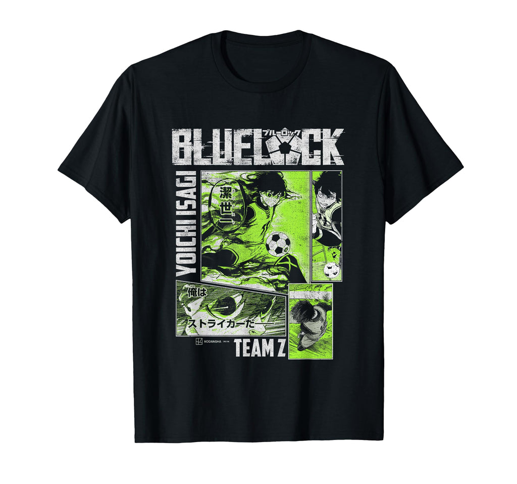 Blue Lock Yoichi Isagi Split Soccer T-Shirt - Streetwear Style for Adults - T-Shirt, Sweatshirt, Hoodie