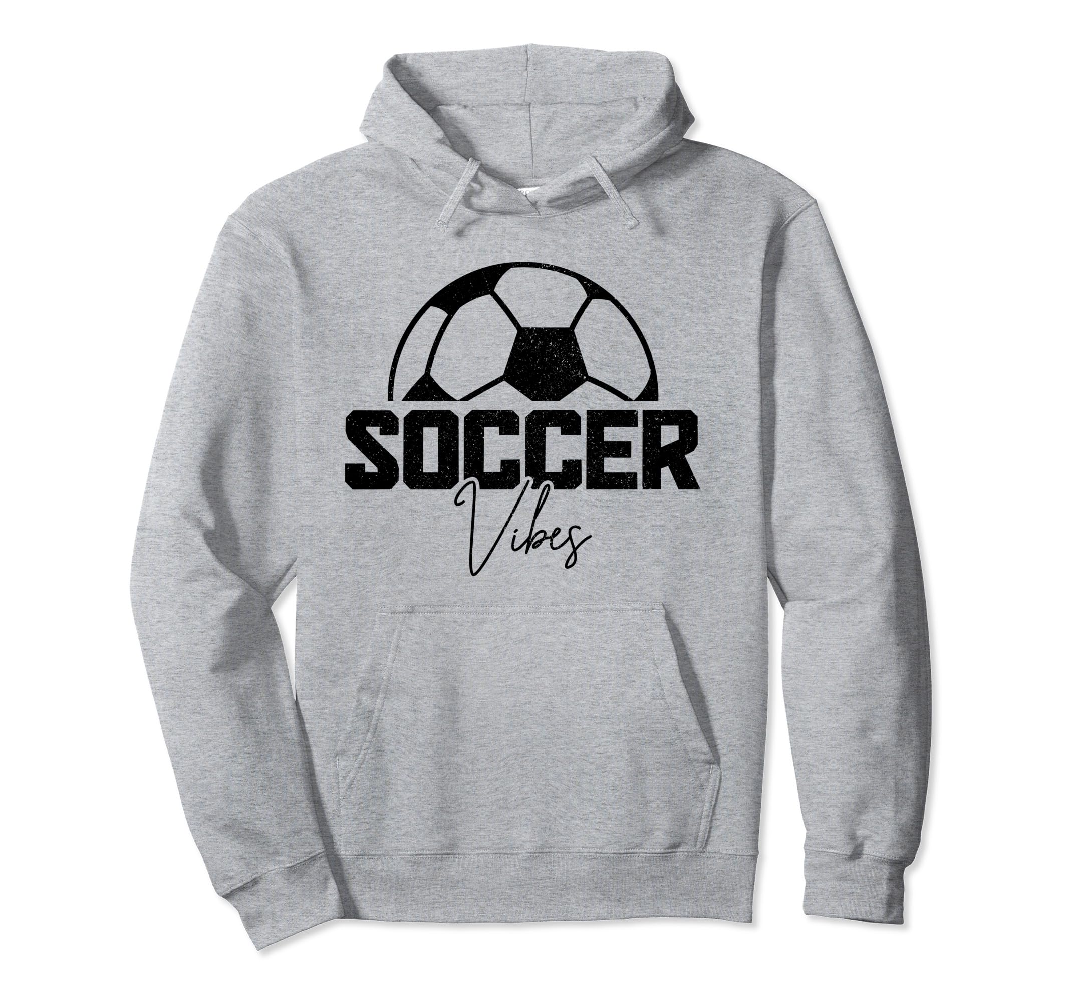 Soccer Vibes Soccer Player Hoodie - Aesthetic Graphic Men Women - T-Shirt, Sweatshirt, Hoodie
