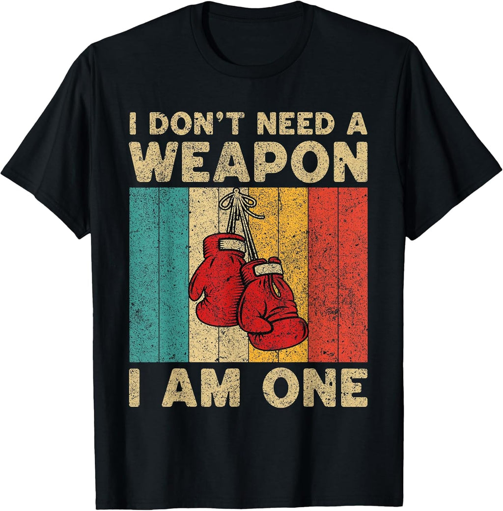 Funny Vintage Boxing Boxer Merchs - Adult & Kids T-Shirts, Sweatshirts & Hoodies apparel design preview 1