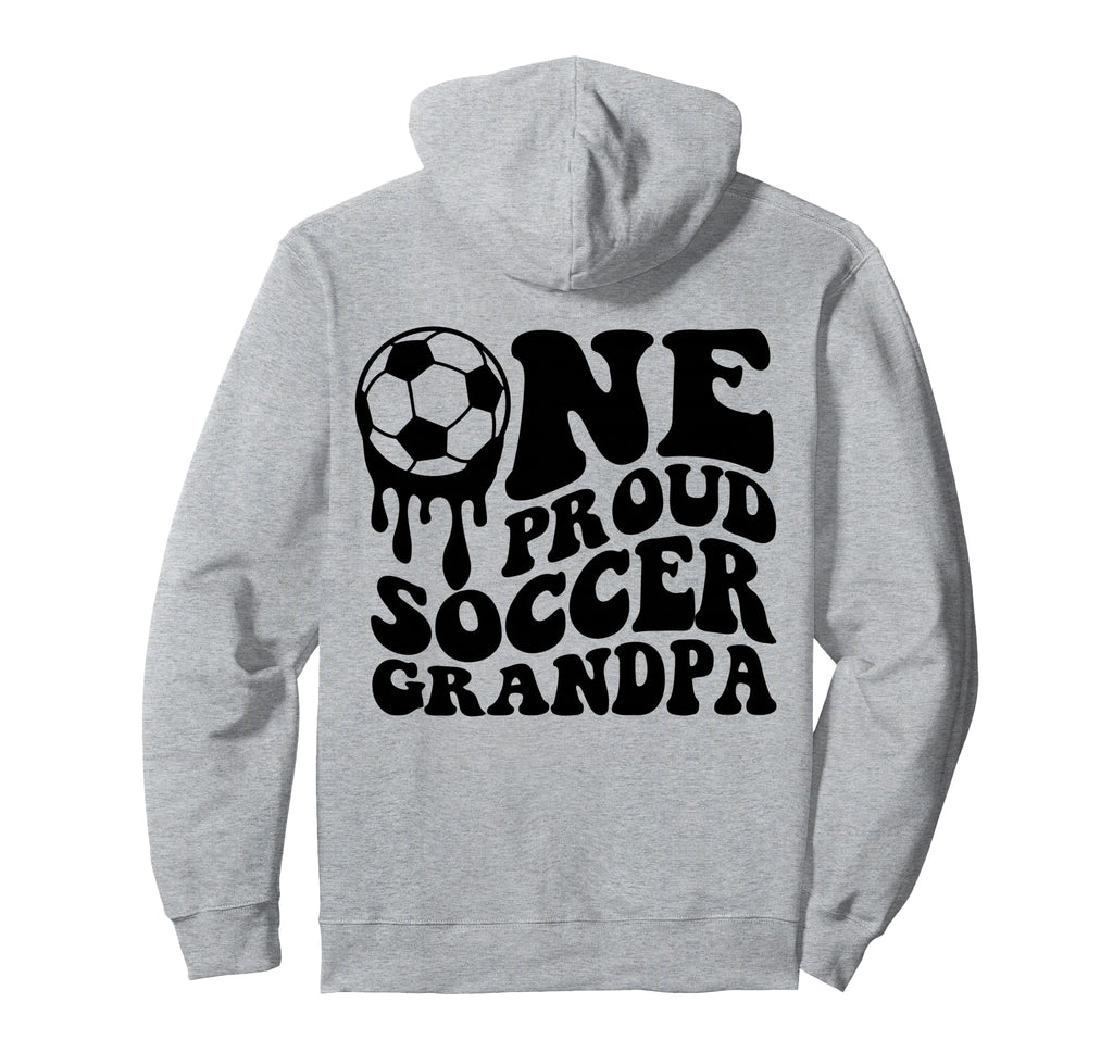 Proud Soccer Grandpa Soccer Ball Drip Hoodie - Minimalist Print Unisex - T-Shirt, Sweatshirt, Hoodie