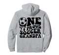 Proud Soccer Grandpa Soccer Ball Drip Hoodie - Minimalist Print Unisex - T-Shirt, Sweatshirt, Hoodie