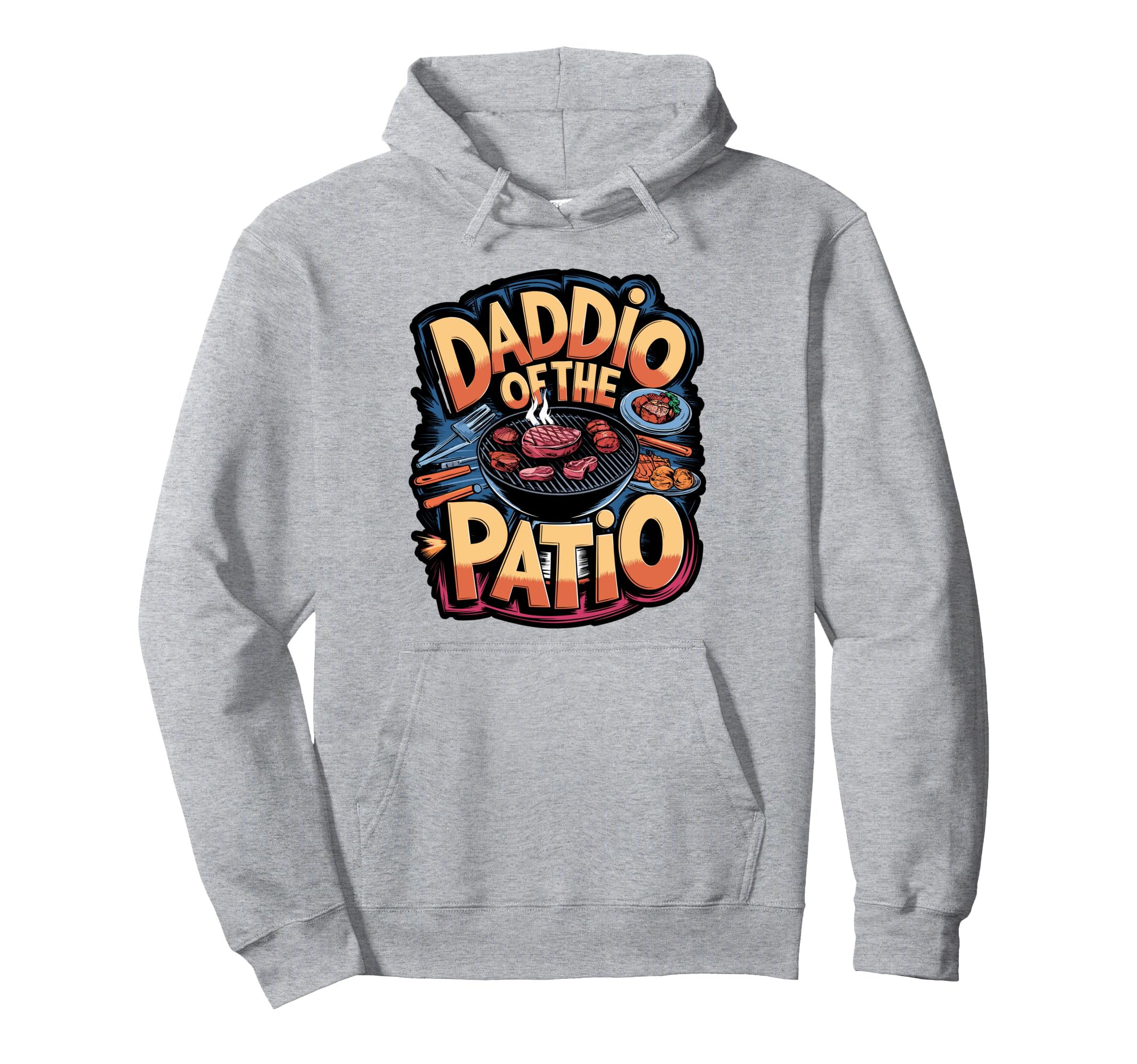Grill Dad Backyard Chef Hoodie - Custom Art Print Men Women - T-Shirt, Sweatshirt, Hoodie