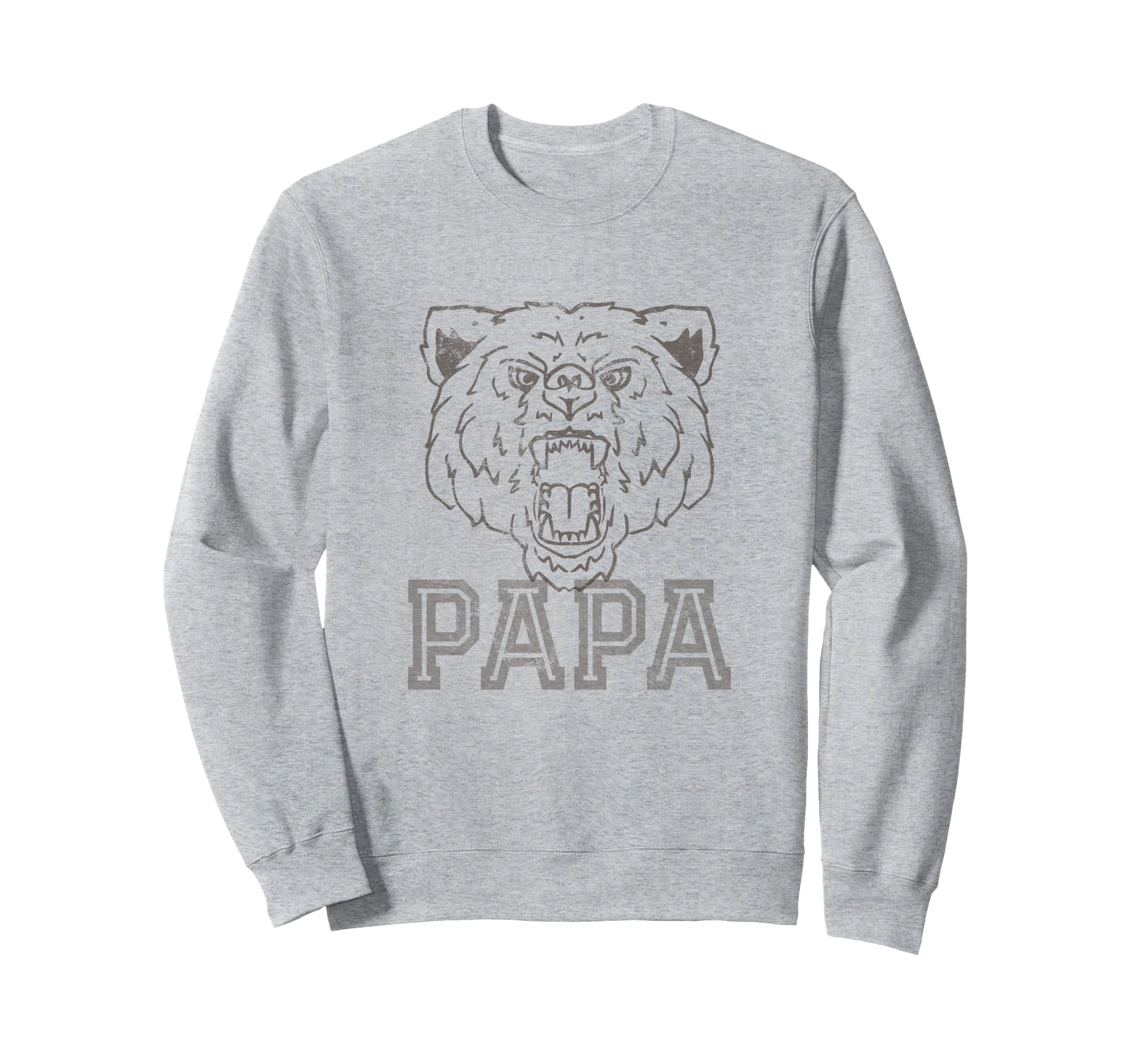 Dad Yellow Papa Bear Short Sleeve Sweatshirt - Custom Art Print for Adults - T-Shirt, Sweatshirt, Hoodie