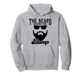 Beard Behind Bump New Dad Pregnancy Hoodie - Trendy Graphic Unisex - T-Shirt, Sweatshirt, Hoodie