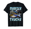 Bootleg Monster Truck Show Birthday T-Shirt - Aesthetic Graphic Unisex - T-Shirt, Sweatshirt, Hoodie