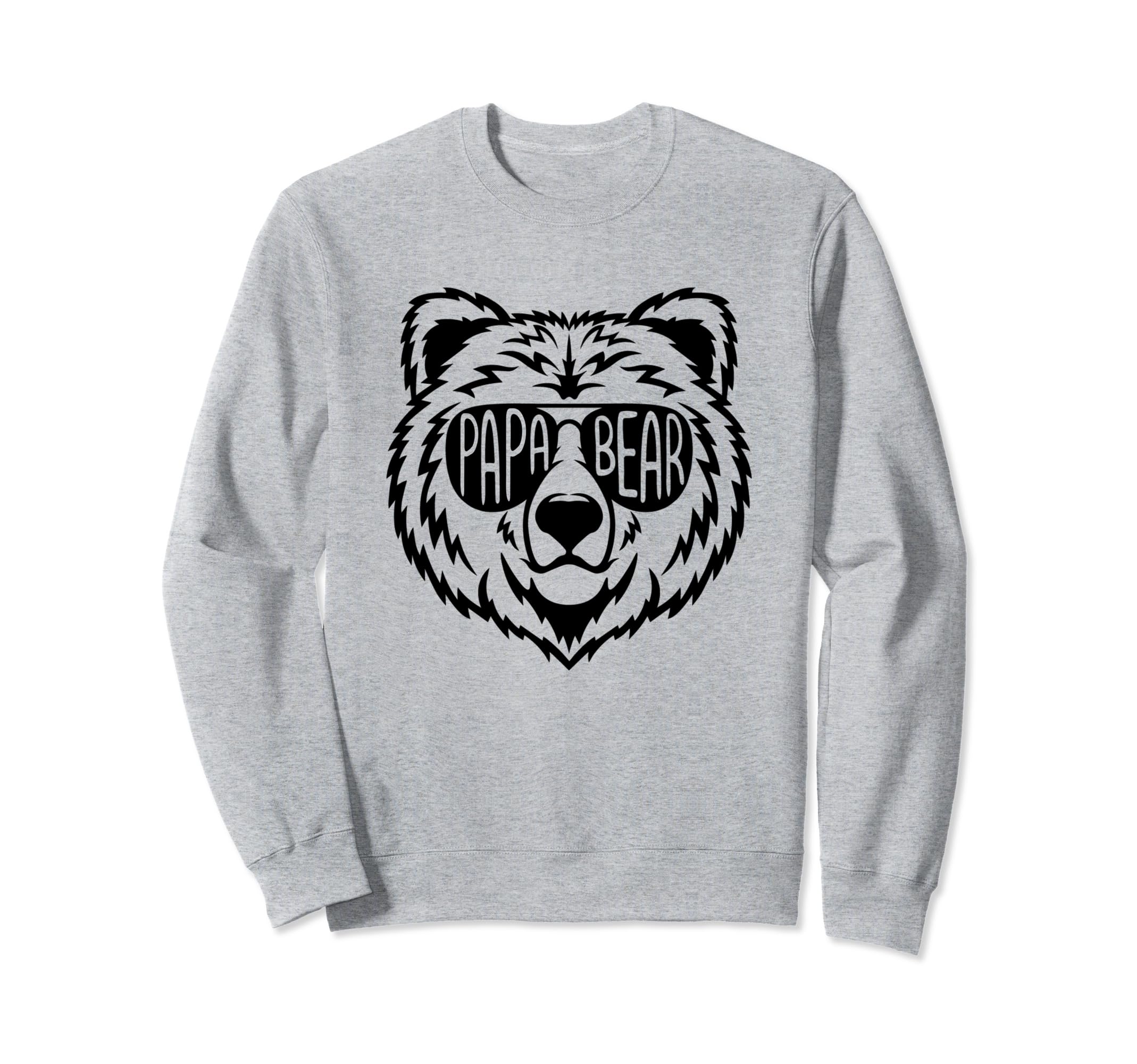 Funny Bear Papa Dad Fathers Day Hoodie - Aesthetic Graphic for Adults - T-Shirt, Sweatshirt, Hoodie