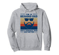 Bearded Dad Like Normal Dad Just Better Hoodie - Novelty Apparel Unisex - T-Shirt, Sweatshirt, Hoodie