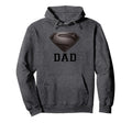 Superman Steel Dad Steel Gray Hoodie - Novelty Apparel for Adults - T-Shirt, Sweatshirt, Hoodie