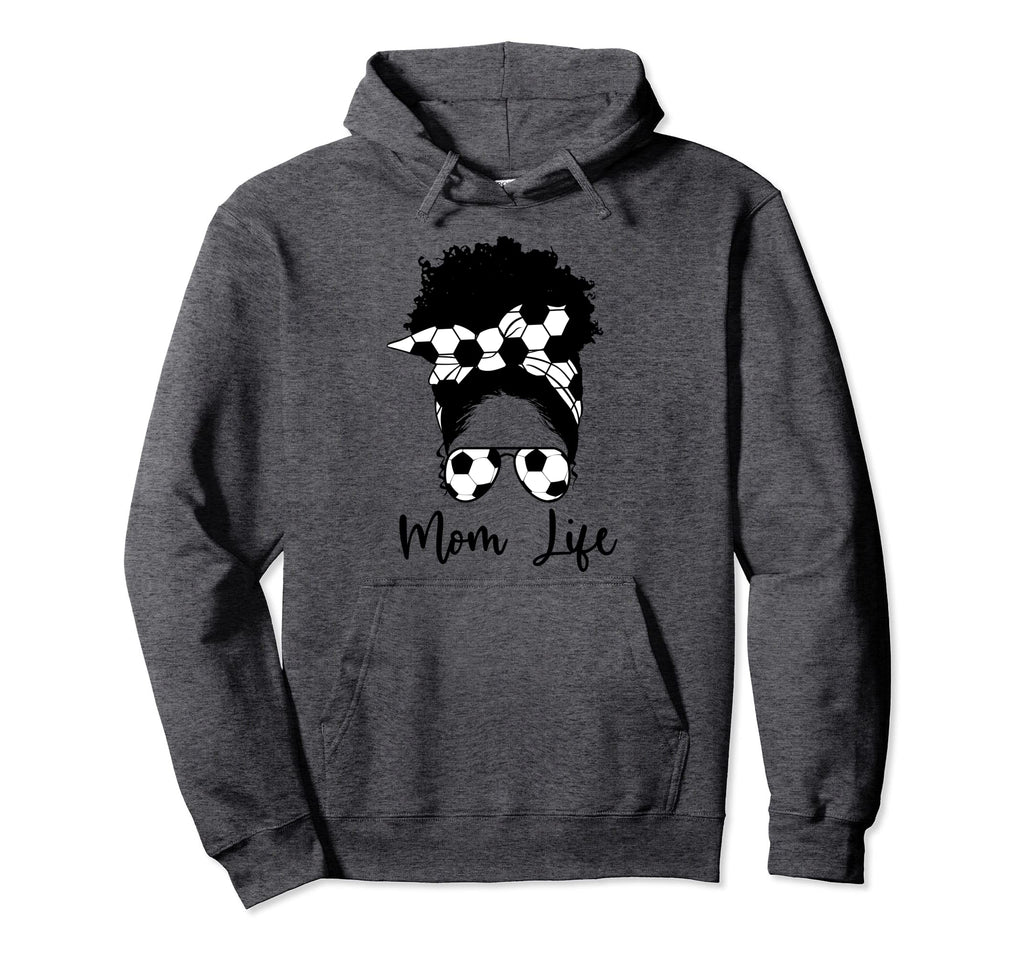 Soccer Mom African American Mom Life Hoodie - Unique Graphic for Adults - T-Shirt, Sweatshirt, Hoodie
