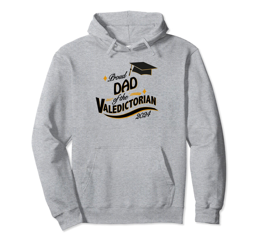 Proud Dad Valedictorian 2024 Hoodie - Custom Art Print for Adults - T-Shirt, Sweatshirt, Hoodie