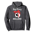 Busy Raising Ballers Funny Baseball Hoodie - Trendy Graphic Men Women - T-Shirt, Sweatshirt, Hoodie