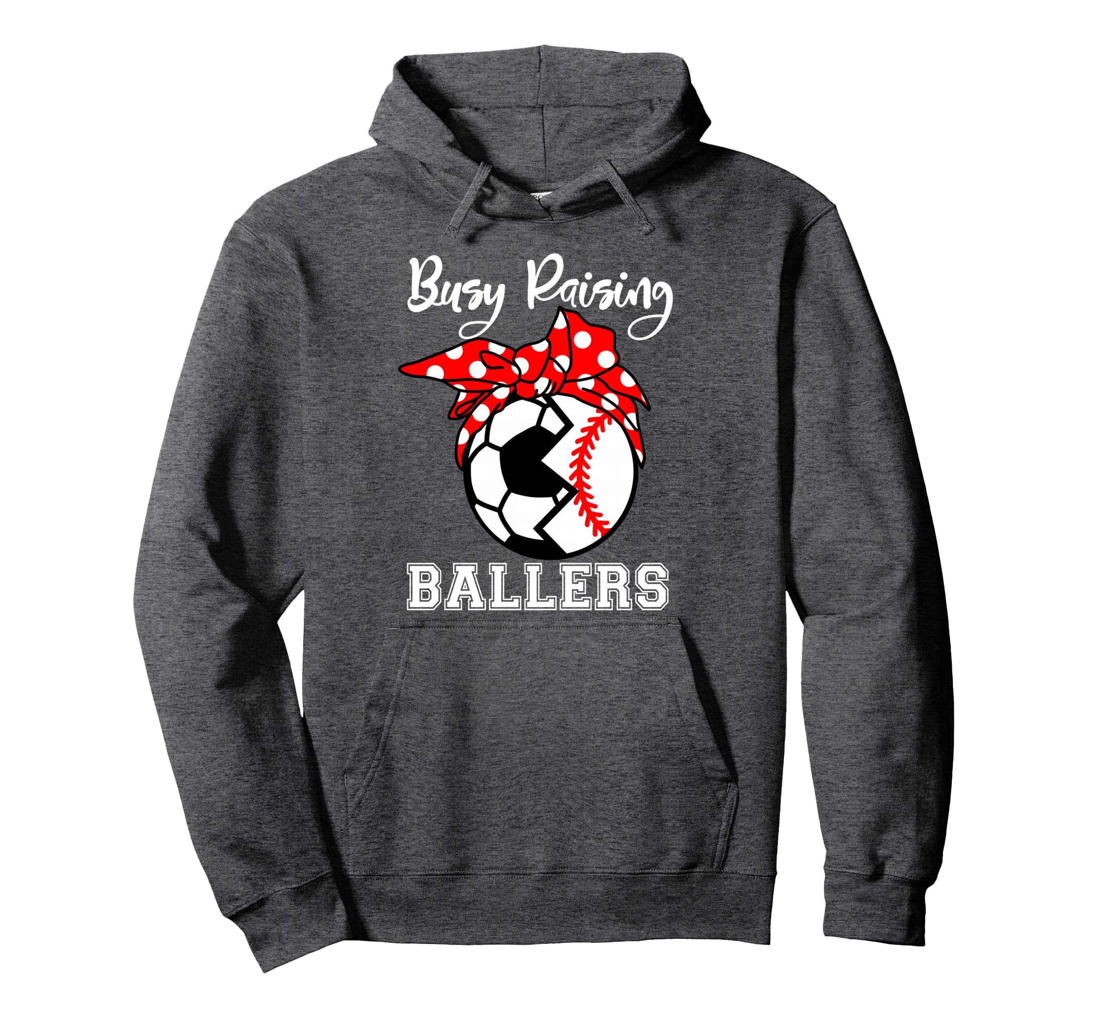 Busy Raising Ballers Funny Baseball Hoodie - Trendy Graphic Men Women - T-Shirt, Sweatshirt, Hoodie