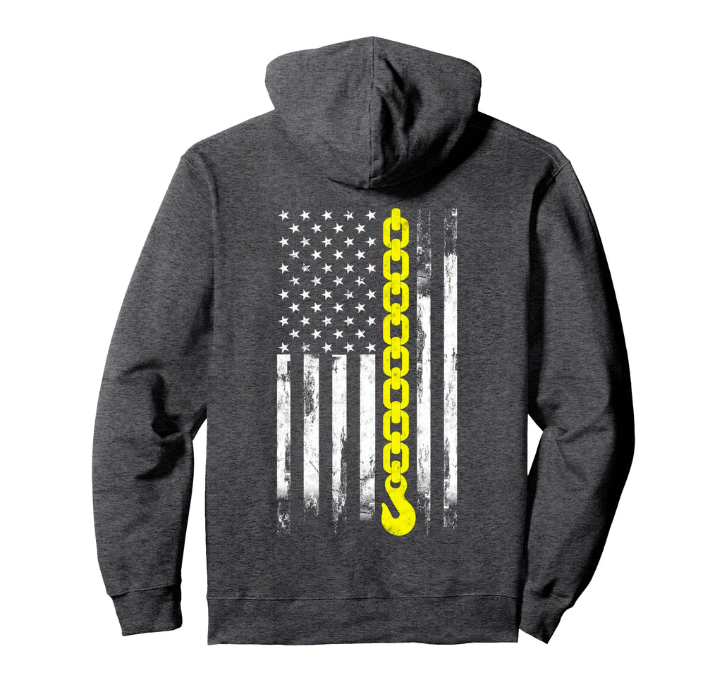 Tow Truck Driver Thin Yellow Line Usa Hoodie - Streetwear Style Unisex - T-Shirt, Sweatshirt, Hoodie