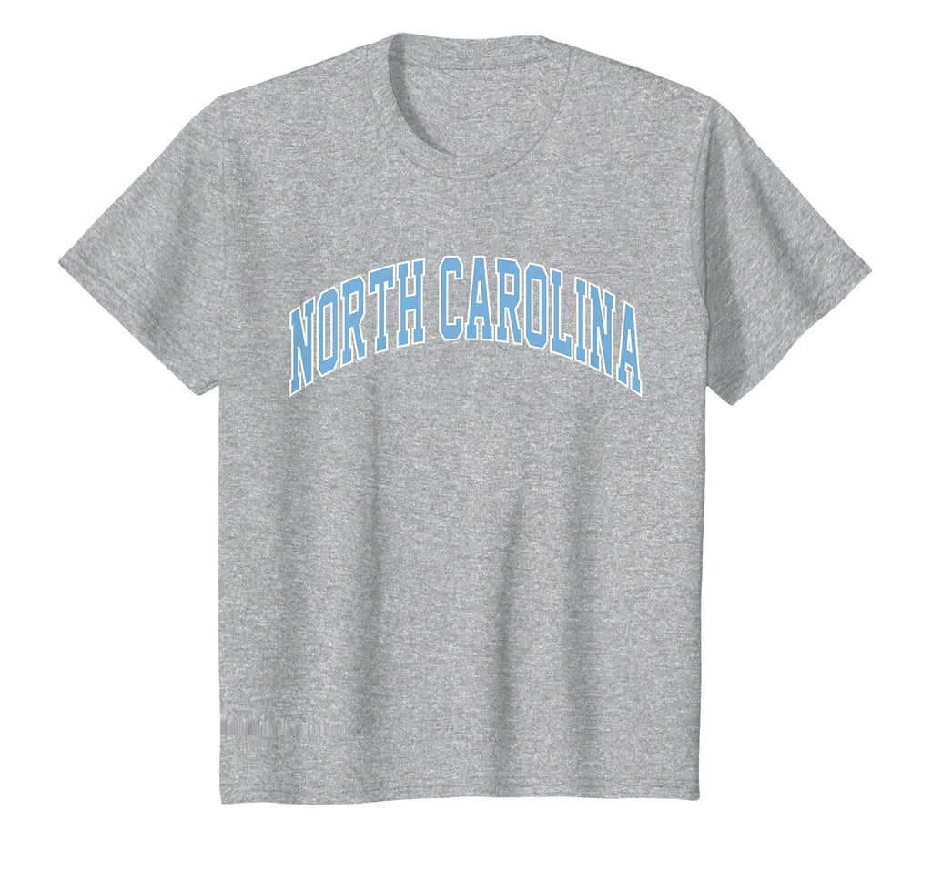 North Carolina Blue Souvenir Simple North T-Shirt - Graphic Print Unisex - T-Shirt, Sweatshirt, Hoodie